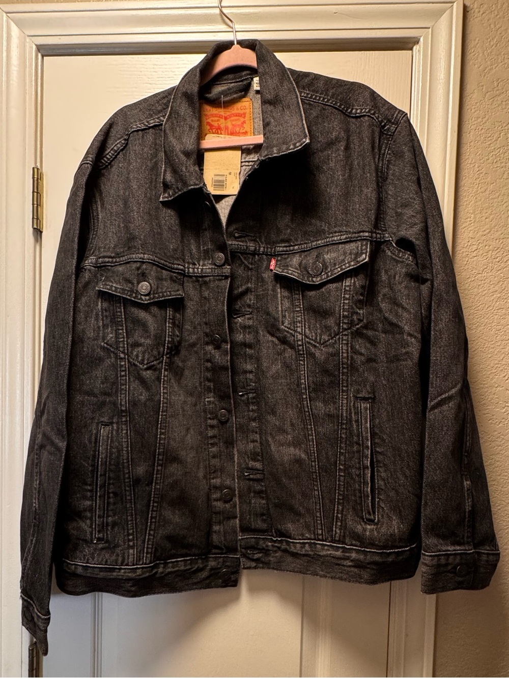 Levi's Black Washed Denim Jacket